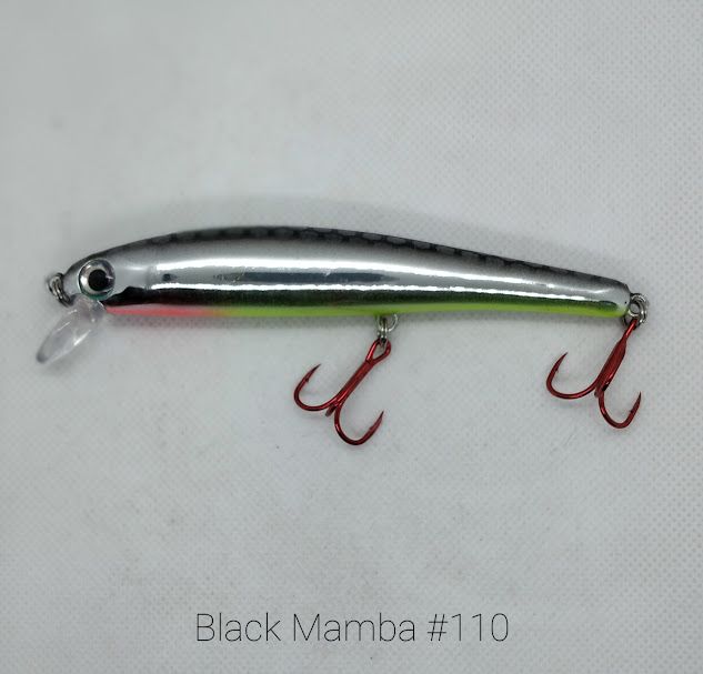 #110 Black Mamba Walleye Shallow Diver