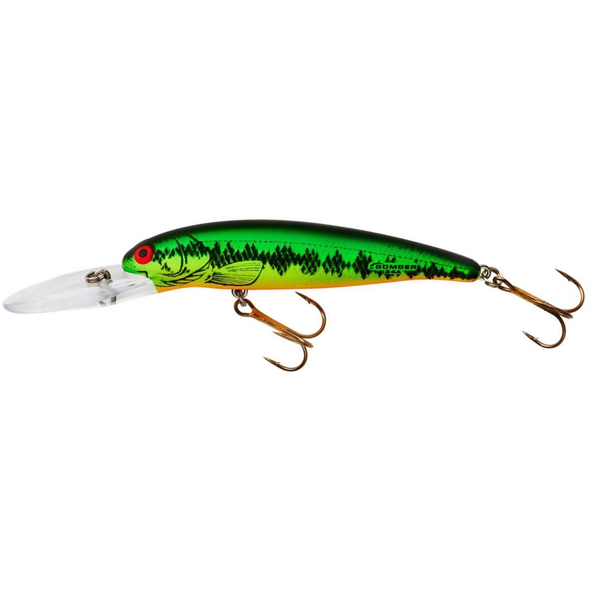 Bomber 24 Deep Long A Fire Tiger Bass