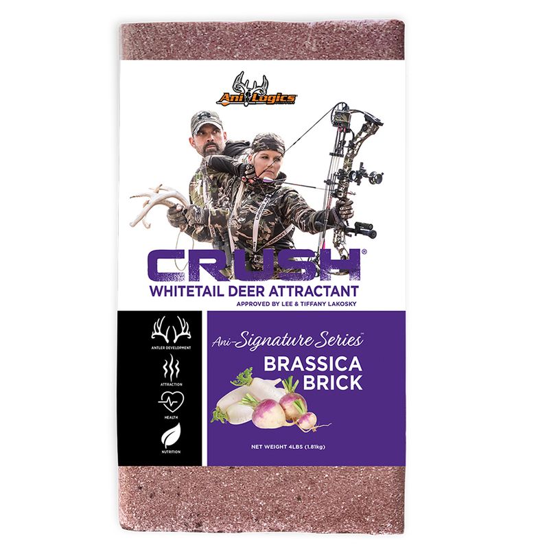 CRUSH Ani-Signature Series™ Hunting Deer Attractant Brick, Brassica, 1.8-kg
