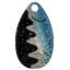 Indiana Spinner Blades Blue Hammered Nickel Perch Crystal Size 5 Pk of 3