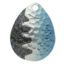 Blue Hammered Nickle Perch Crystal Colorado Blades Size 4 3pk