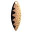 Willowleaf Spinner Blade-Size 4-Chartreuse Hammered Copper Perch Crystal Pk of 3