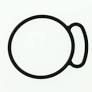 TOHATSU OEM CARBURETOR O RING - 3C8020110
