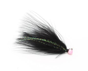 Challanger Maribou Jig 1/64oz Pink Head/ Black