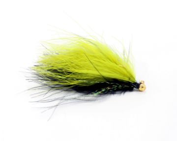 Challanger Maribou Jig. 1/64oz Gold Head/Olive
