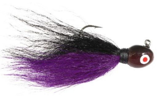 Challenger Bucktail Jig 3/4oz. Black/Purple