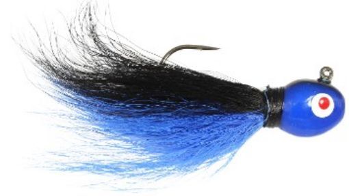 Challenger Bucktail Jig 3/4oz. Black/Blue