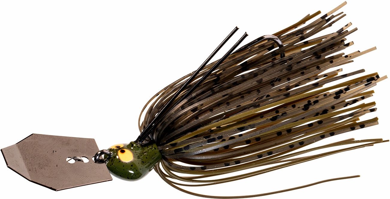 ChatterBait CrossEyeZ 3/8oz. Chatterbait Green Pumpkin