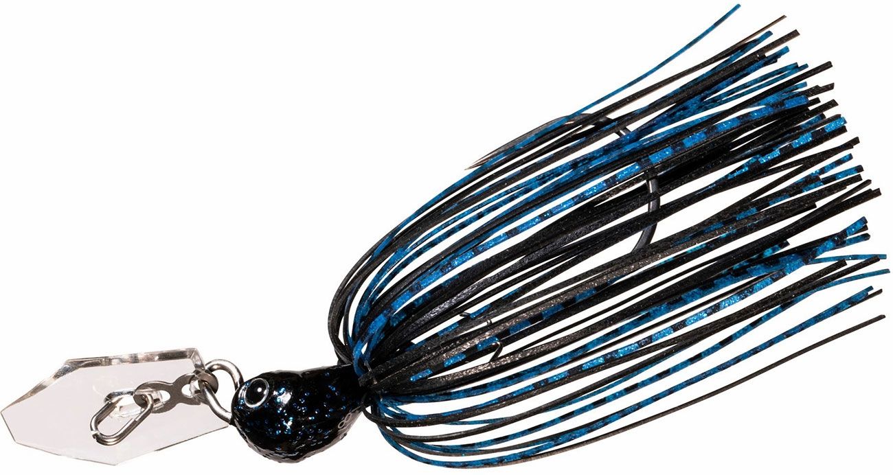 ChatterBait Jack Hammer Stealth Blade 1/2oz. Chatterbait Black/Blue