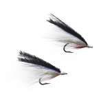 Courtland Deceiver Fly Streamer; Black/ White/ Red 2pk