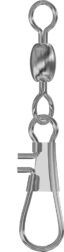Crane Swivels with Interlock Snaps- Nickel Size 12