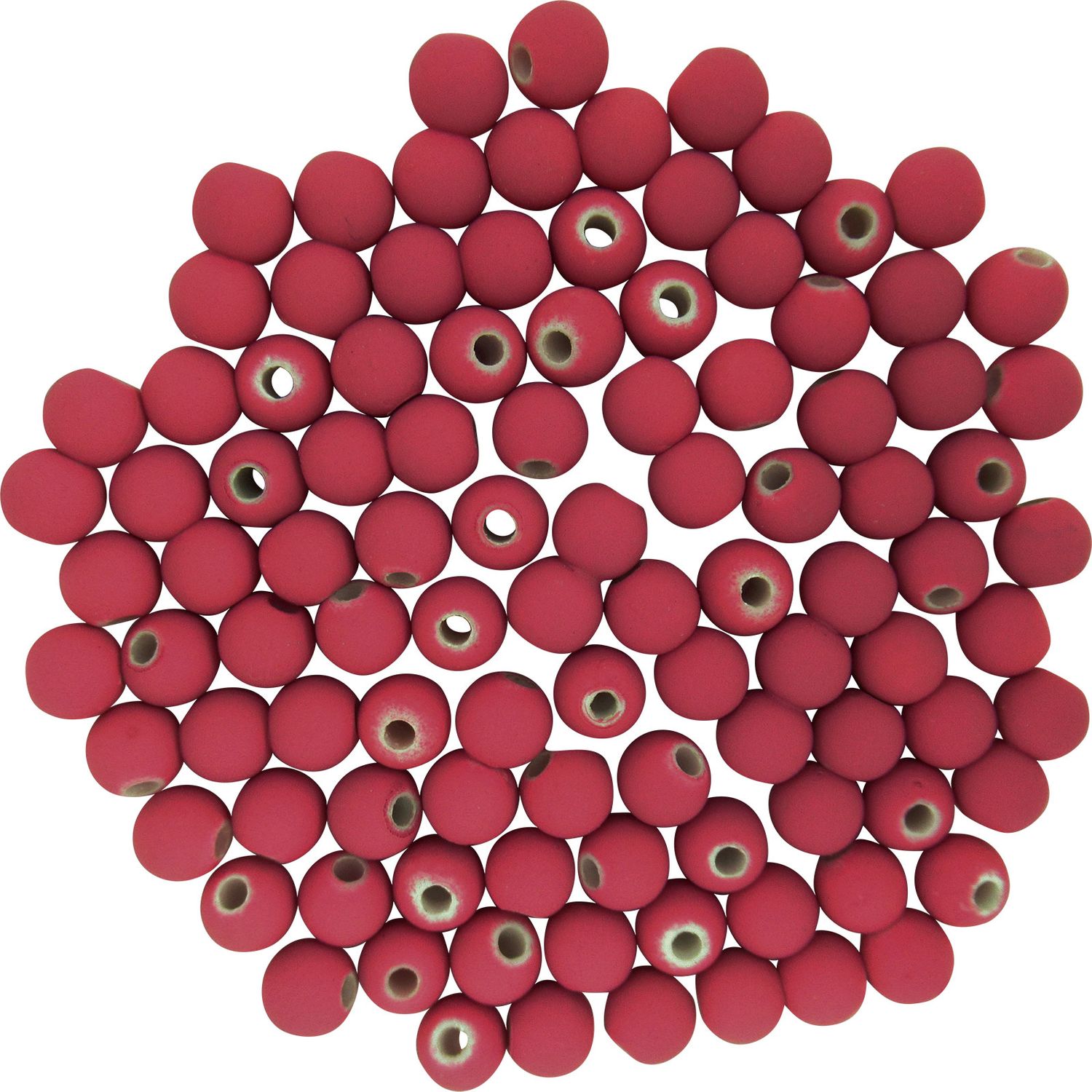 Dutch Fork 6mm Neon Pink Beads