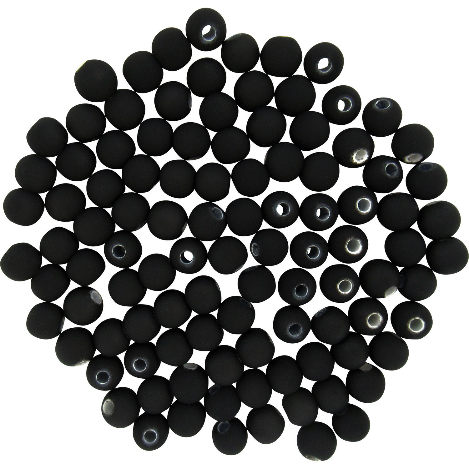 Dutch Fork Matte Neon Black Beads