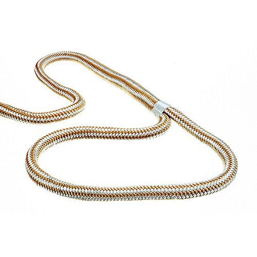Double Braided Nylon Dock Line Gold/White
