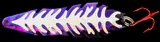 Erie Arrowhead Spoon #3.5&quot; Glam Rock (Glow) 1/2 Pink &amp; 1/2 Pink Metallic Back