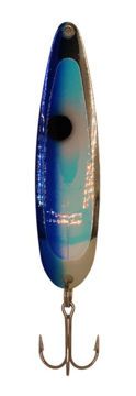 Stinger Stingray Spoons UV Blue Tux (Silver Back) 4.25&#39;&#39;