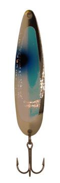Stinger Stingray Spoons UV Salmon Viagra (Silver Back) 4.25&#39;&#39;