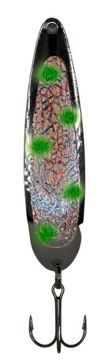 Stinger Spoons UV Green Slush (Silver Back) 3.75&#39;&#39;
