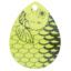 Colorado Fish Scale Crystal-Size 3-Chartreuse Pk of 3