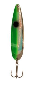 Stinger Stingray Spoons UV Green Tux 4.25&#39;&#39;