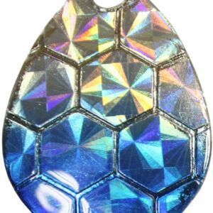 Blue &amp; Silver Hex Foil Colorado Blades Size 4