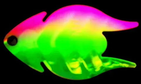 Erie Arrowhead Spinner Blade #8 Big Daddy Gold Back