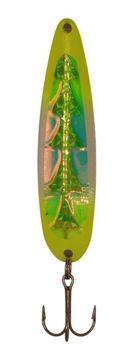 Stinger Stingray Spoons Yellow Jeans (Silver Back) 4.25&#39;&#39;