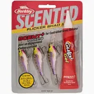 Berkley Scented Flicker Shad® Pro Pack 5 Purple Tiger 3pk FSFSH5PP-PT