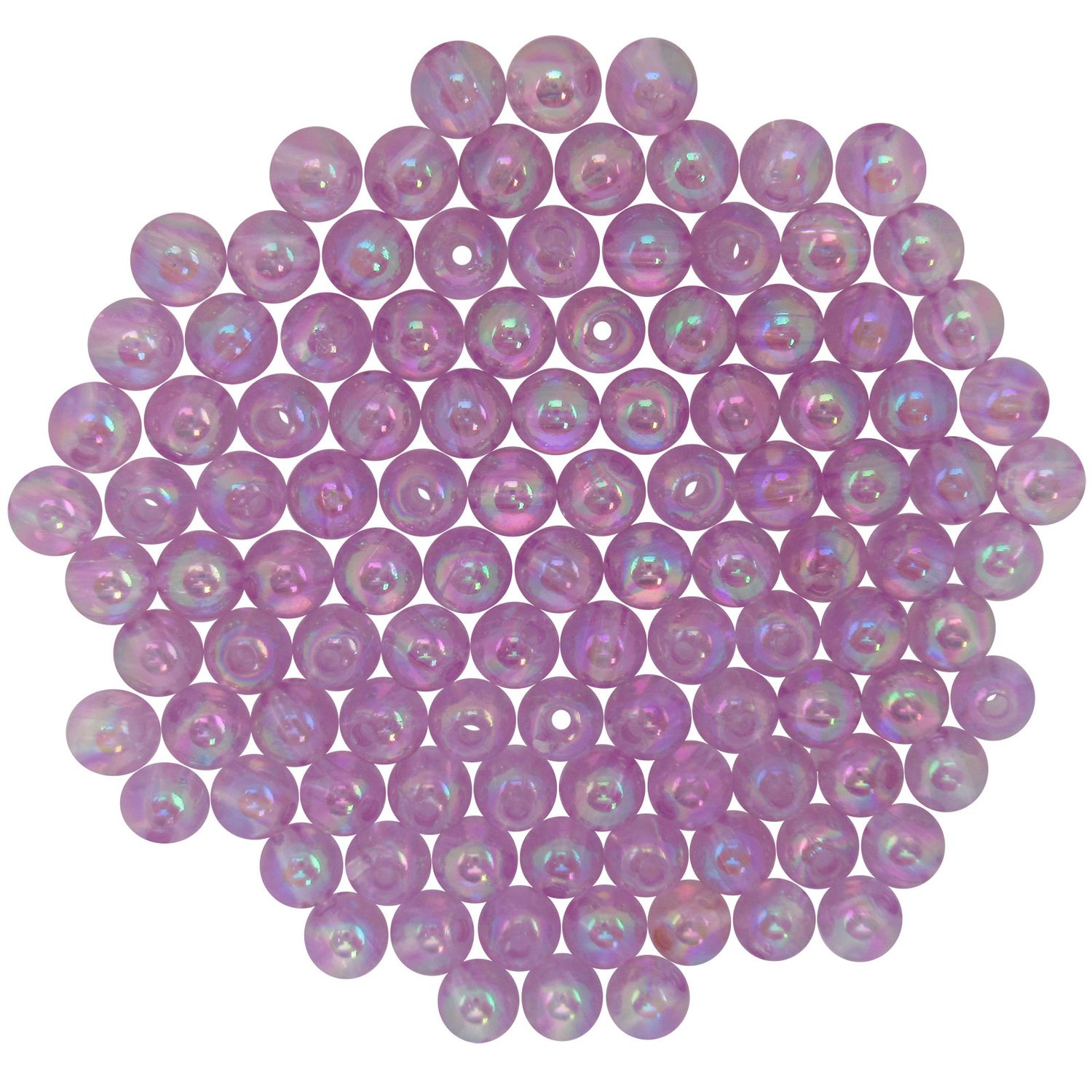 Dutch Fork 6mm Light Purple Beads