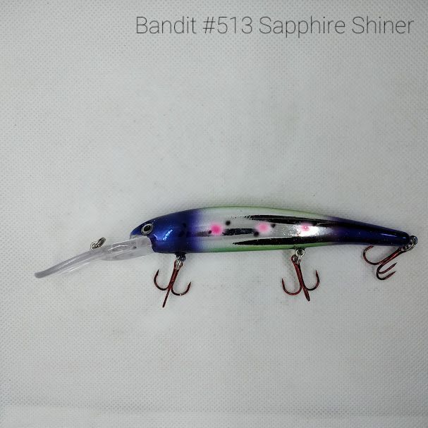 #513 Sapphire Shiner Walleye Deep Diver