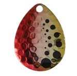 Hammered Nickle Dot Clown Colorado Blades Size 4 3pk