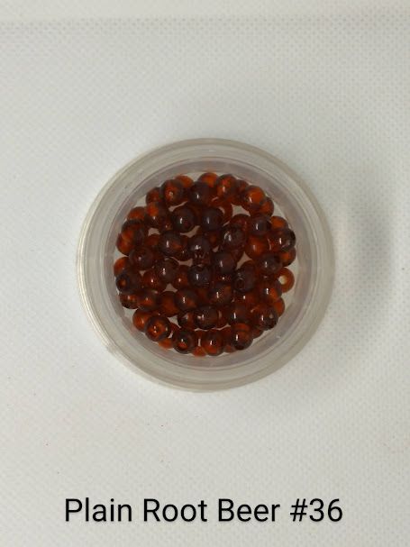 6mm Pearlized Root Beer Beads 200pk