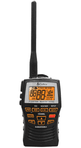 Cobra Marine Floating VHF Radio Black 3 Watt