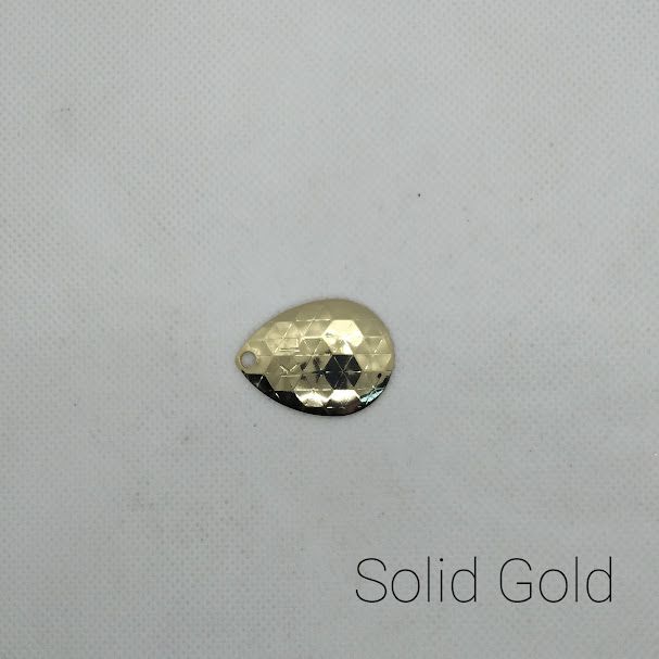 Gold Size 3 3pk Krankie Lure Colorado Blades