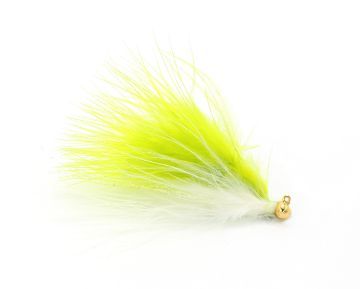 Challanger Maribou Jig 1/64oz  Gold Head/ Chart.  CSJ164-GHCWB