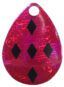 Colorado Spinner Blade-Size 4-Pink &amp; Black Diamond Iridescent Foilistic Pk of 3