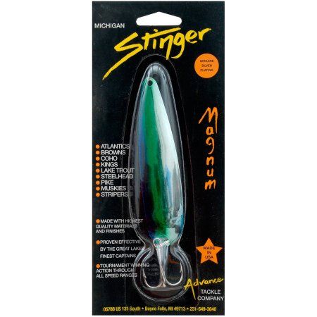 Michigan Stinger Magnum Spoons Teal MS56