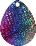 Colorado Spinner Blade-Size 3-Rainbow Iridescent Foilistic Pk of 3