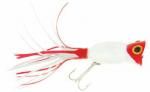 Arbogast Hula Popper 3/8oz. White Red Head