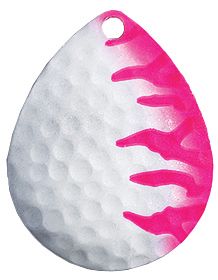 White/Pink Pink Tiger Copper Back Colorado Blade Size 3