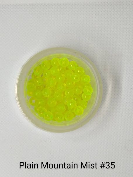 4mm Plain Mountain Mist Beads 1LB Bag