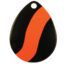 Black &amp; Orange Striped Orange Back Colorado Blades Size 3