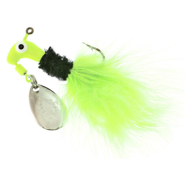 Blakemore Marabou 1/16oz. Chartreuse/Black/Chartreuse
