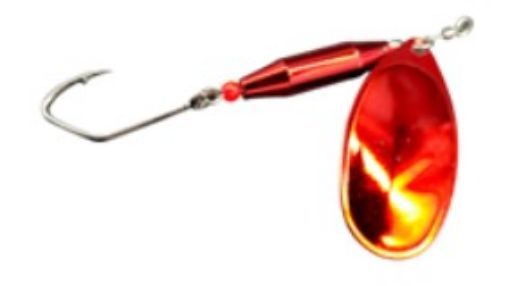 Character Lures 1/2oz Spinner Red