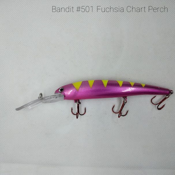 #501 Fuschia Chart Perch Walleye Deep Diver