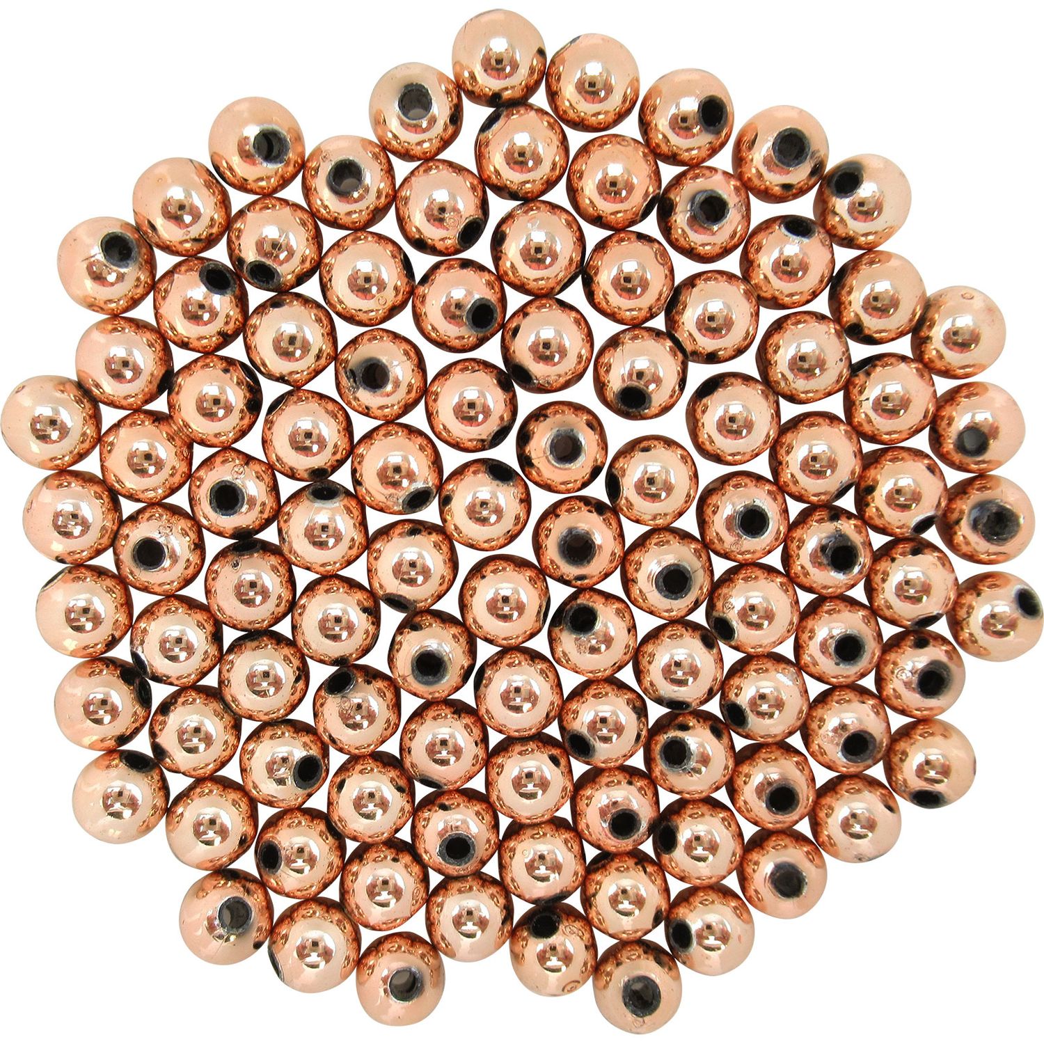 Dutch Fork 6mm Copper Beads