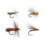 Courtland Fly Assortment Dry; Caddis Dry 4pk
