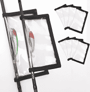 Clear Lure Wraps 9'' 2pk