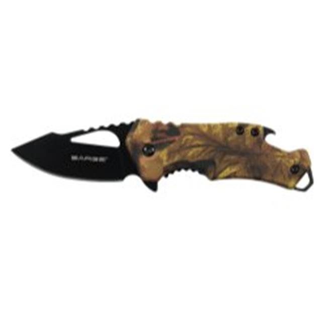 Camo Fuse Pocket Knife &amp; Bottle Opener