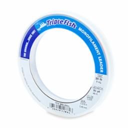 AFW Triple Fish Mono Leader Clear 15lb 50yd